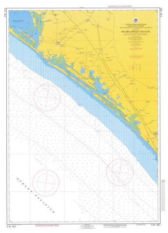 Buy map Rio San Lorenzo a Rio Elota by Secretaria de Marina