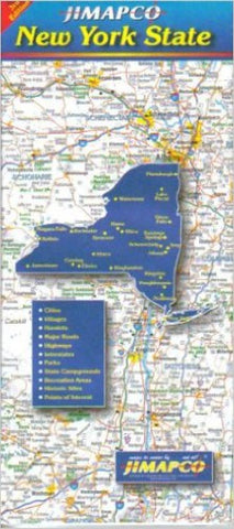 Buy map New York State by Jimapco