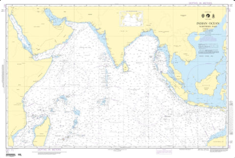 Buy map Indian Ocean - Northern Portion (NGA-71-4) by National Geospatial-Intelligence Agency