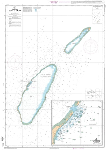 Buy map De la Passe Ngarue au Mouillage de Ngarumaoa by SHOM