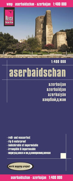 Buy map Aserbaidschan = Azerbaijan = Azerbaïdjan = Azerbaijan