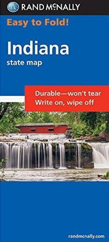Buy map Indiana, Easy to Fold by Rand McNally