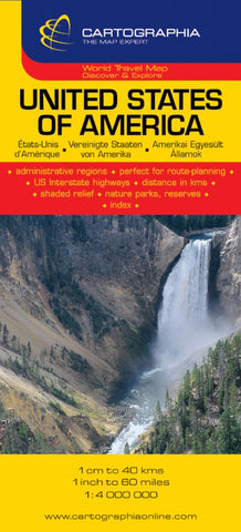 Buy map United States by Cartographia