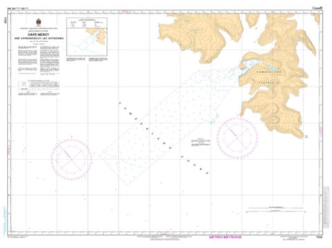 Buy map Cape Mercy and Approaches/et les Approches by Canadian Hydrographic Service