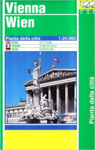 Buy map Vienna, Austria by Litografia Artistica Cartografica