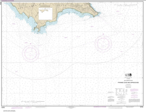 Buy map San Clemente Island Pyramid Cove and approaches (18764-10) by NOAA