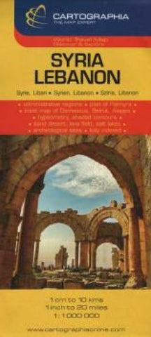 Buy map Syria and Lebanon by Cartographia