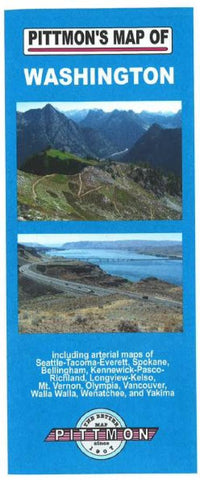 Buy map Washington State Road Map by Pittmon Map Company
