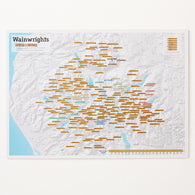 Buy map Scratch-Off Wainwrights