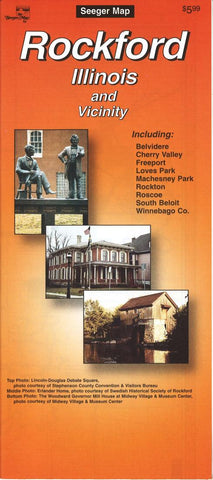 Buy map Rockford, Illinois and Vicinity by The Seeger Map Company Inc.