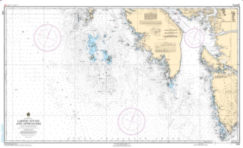 Buy map Laredo Sound and Approaches by Canadian Hydrographic Service