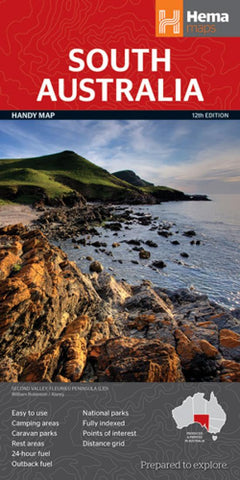 Buy map Southern Australia, Australia, Handy Map by Hema Maps