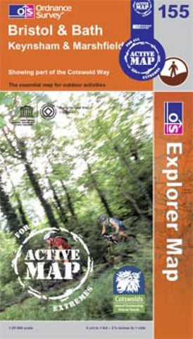 Buy map Bristol & Bath: Keynsham & Marshfield