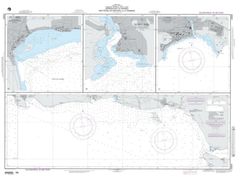 Buy map Approaches To Andres, San Pedro De Macoris And La Romana (NGA-25849-13) by National Geospatial-Intelligence Agency