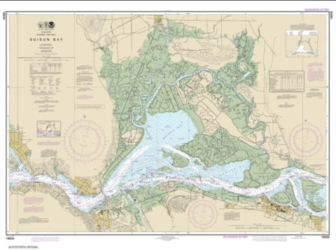 Buy map Suisun Bay (18656-56) by NOAA