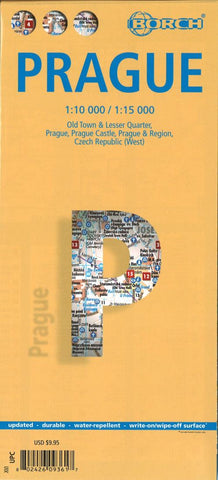 Buy map Prague, Czech Republic by Borch GmbH.