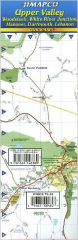Buy map Upper Valley, Vermont and New Hampshire by Jimapco