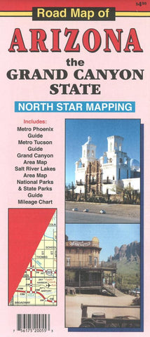 Buy map Road Map of Arizona: the Grand Canyon State by North Star Mapping