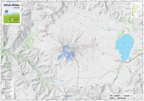 Buy map Volcán Maipo Topographic Hiking Map