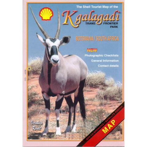 Buy map Map of Kgalagadi Transfrontier Park