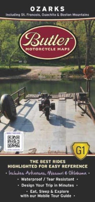 Buy map Ozarks by Butler Motorcycle Maps