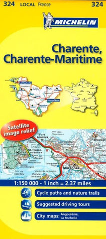 Buy map Charente, Charente-Maritime (324) by Michelin Maps and Guides