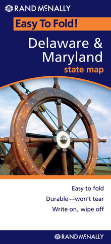Buy map Delaware and Maryland, Easy to Fold by Rand McNally