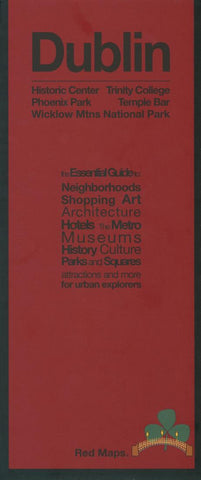 Buy map Dublin Red Map by Red Maps