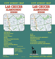 Buy map Las Cruces, Alamagordo and Ruidoso, New Mexico by GM Johnson