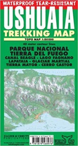 Buy map Ushuaia Trekking Map