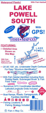 Buy map Lake Powell South (Wahweep to Escanlante Arm)