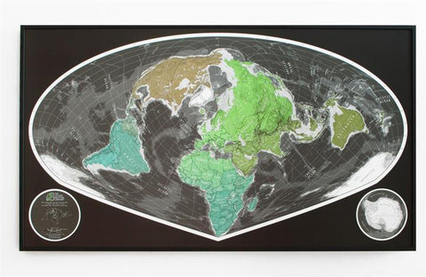 Buy map Sinu-Mollweide World Map, Version 1