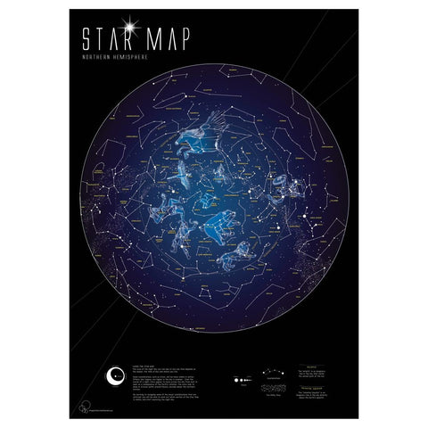 Buy map Glow in the Dark Star Chart