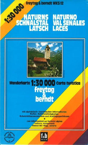 Buy map Naturn, Schnalstal, Latsch: Hiking Map WKS 12 by Freytag-Berndt und Artaria