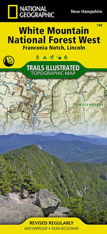Buy map White Mountains National Forest west : Franconia Notch, Lincoln