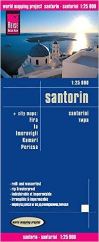 Buy map Santorini, Greece by Reise Know-How Verlag
