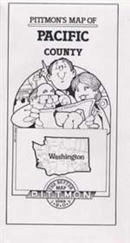 Buy map Pacific County, Washington by Pittmon Map Company