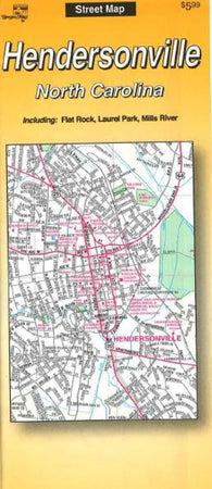 Buy map Hendersonville, North Carolina by The Seeger Map Company Inc.