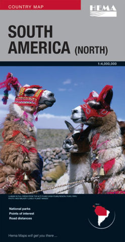Buy map South America (north) : country map