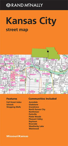 Buy map Kansas City, Missouri by Rand McNally