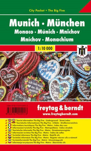 Buy map Munich, City Pocket Map by Freytag-Berndt und Artaria