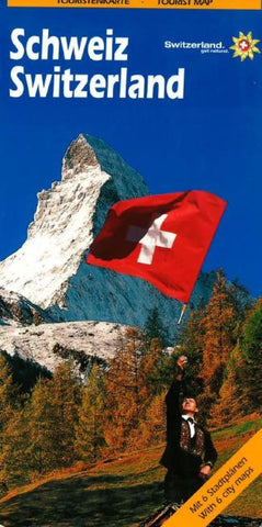 Buy map Switzerland Tourist Map by Orell Fu?ssli Kartographie, Edition MPA by Orell Fussli