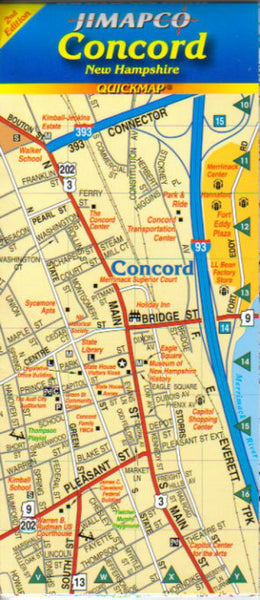 Buy map Concord, New York, Quickmap by Jimapco