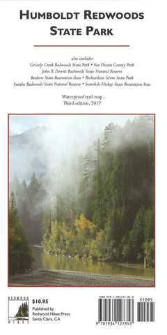Buy map Humboldt Redwoods State Park, waterproof by Redwood Hikes Press