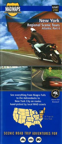 Buy map New York, Regional Scenic Tours by MAD Maps
