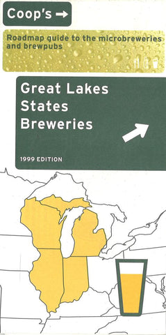 Buy map Great Lakes States Breweries