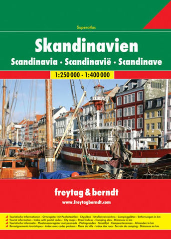 Buy map Scandinavia, Atlas by Freytag-Berndt und Artaria