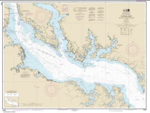 Buy map Potomac River Piney Point to Lower Cedar Point (12286-32) by NOAA