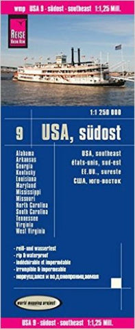 Buy map United States, Southeast by Reise Know-How Verlag