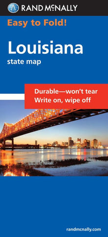 Buy map Louisiana, Easy to Fold State Map